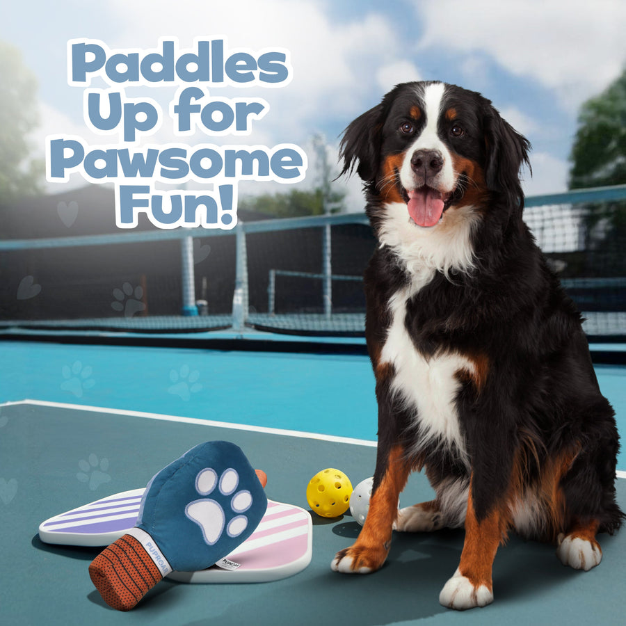 [New] PUPROAR Pickleball Squeaky Plush Dog Toy