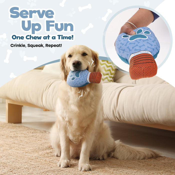 [New] PUPROAR Pickleball Squeaky Plush Dog Toy