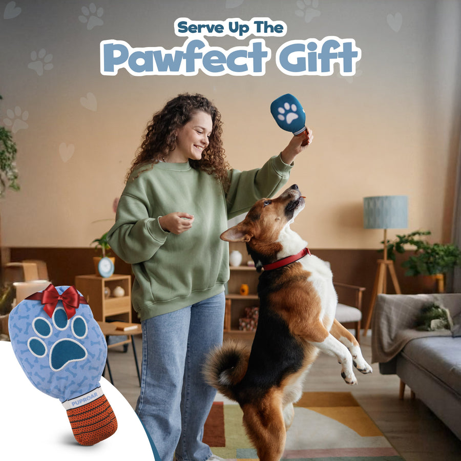 [New] PUPROAR Pickleball Squeaky Plush Dog Toy