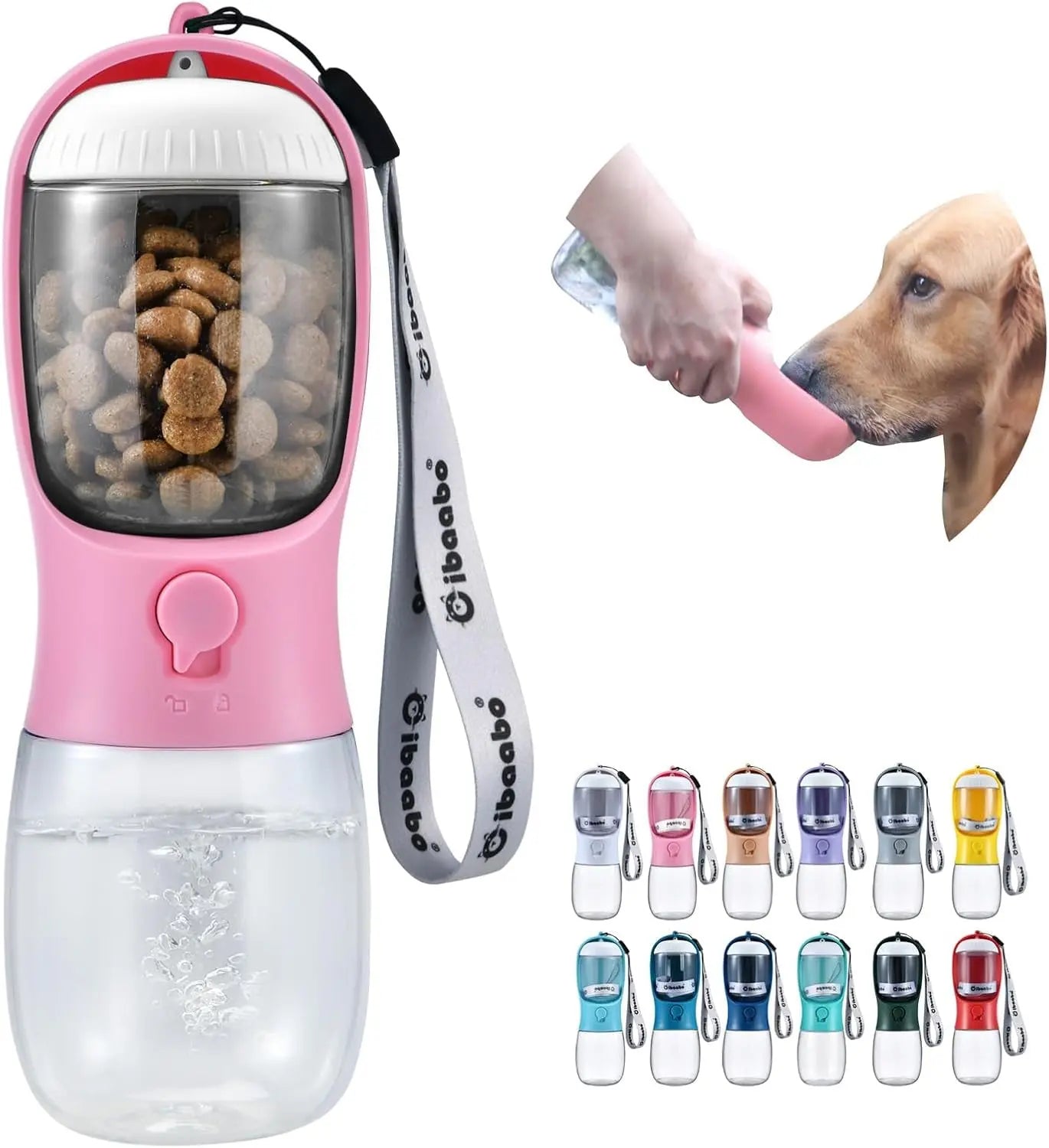 Portable Dog Water & Food Bottle