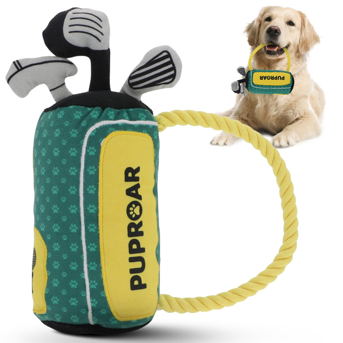 [New] PUPROAR Golf Squeaky Plush Dog Toy