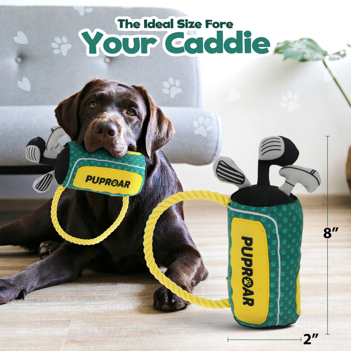 [New] PUPROAR Golf Squeaky Plush Dog Toy