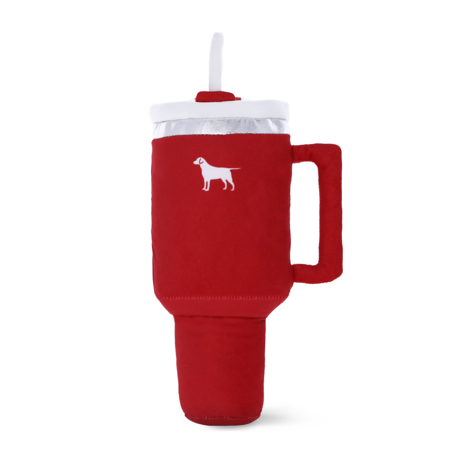 [New] PUPROAR Pup Cup Tumbler Squeaky Plush Dog Toy